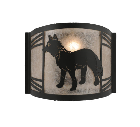 12"W Fox On The Loose Left Wall Sconce