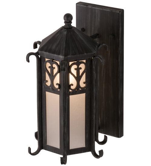 9"W Caprice Lantern Wall Sconce