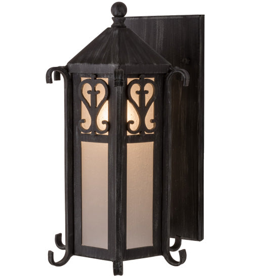 9"W Caprice Lantern Wall Sconce