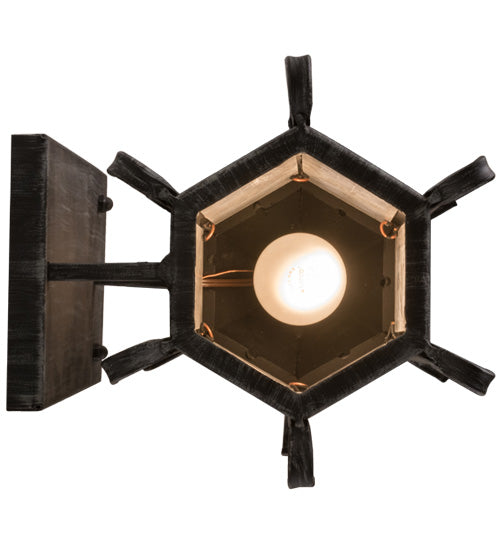 9"W Caprice Lantern Wall Sconce