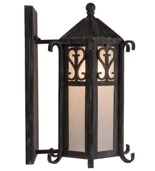 9"W Caprice Lantern Wall Sconce