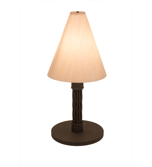 17"W Cone Mosset Table Lamp