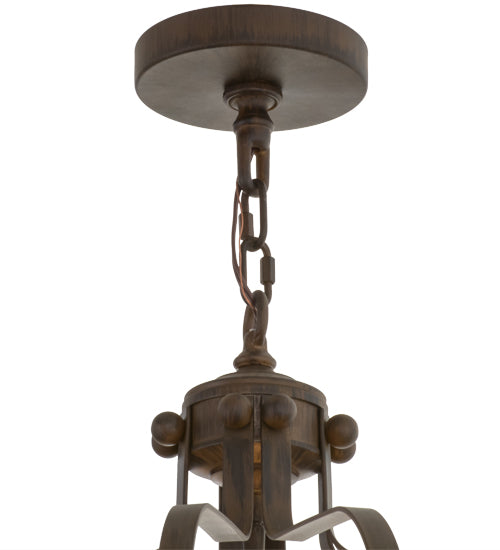 22"W Citadel 8 Lt Pendant