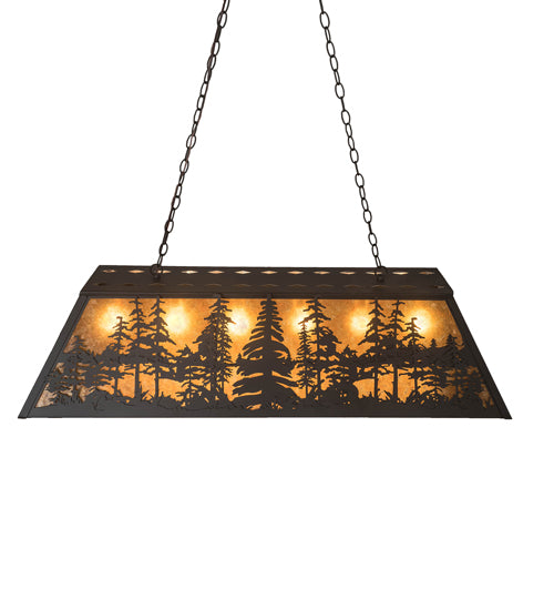 48"L Tall Pines Oblong Pendant