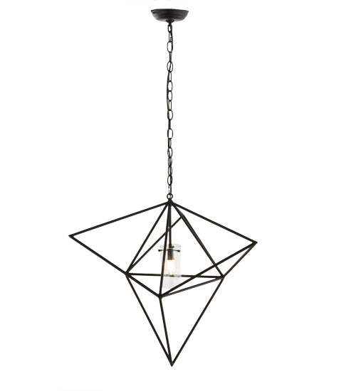 29"W Geometric Pendant