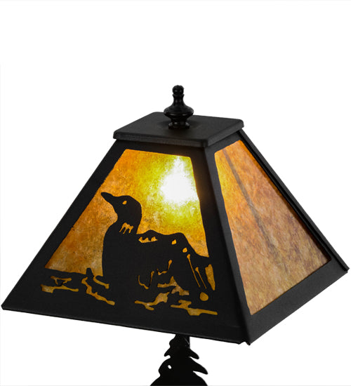 15" High Loon Accent Lamp