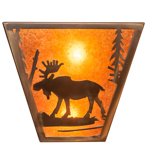 13" Wide Moose Creek Wall Sconce