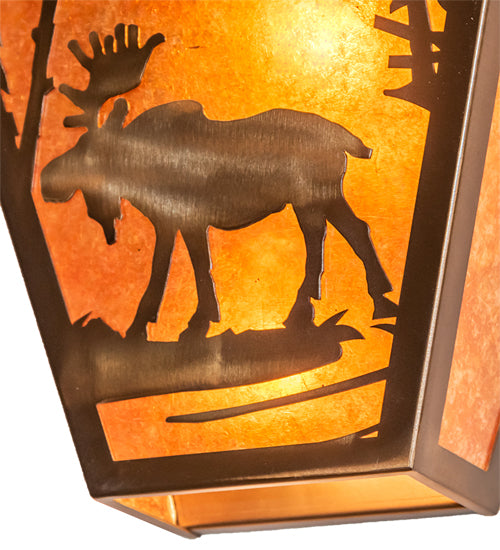 13" Wide Moose Creek Wall Sconce