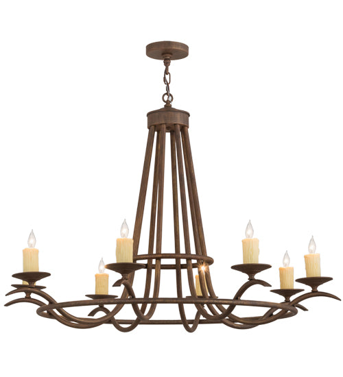 48"W Octavia 8 Lt Chandelier