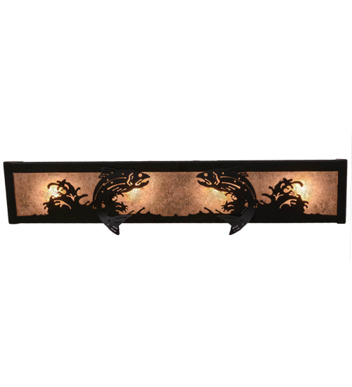 24"W Leaping Trout Vanity Light