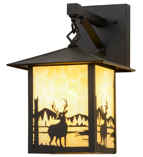 9"W Seneca Deer Creek Hanging Wall Sconce