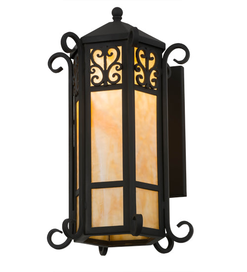 12"W Caprice Lantern Wall Sconce