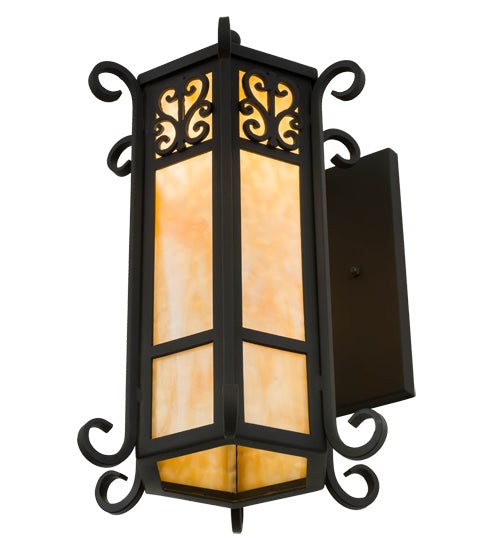 12"W Caprice Lantern Wall Sconce