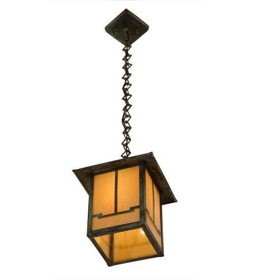 9"Sq Seneca Valley View Pendant