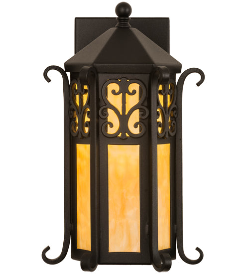 9"W Caprice Lantern Wall Sconce