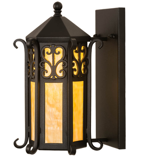 9"W Caprice Lantern Wall Sconce