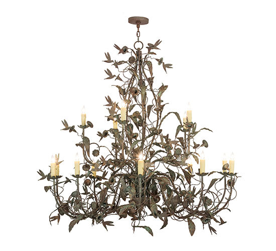 60"W Le Printemps 15 Lt Chandelier