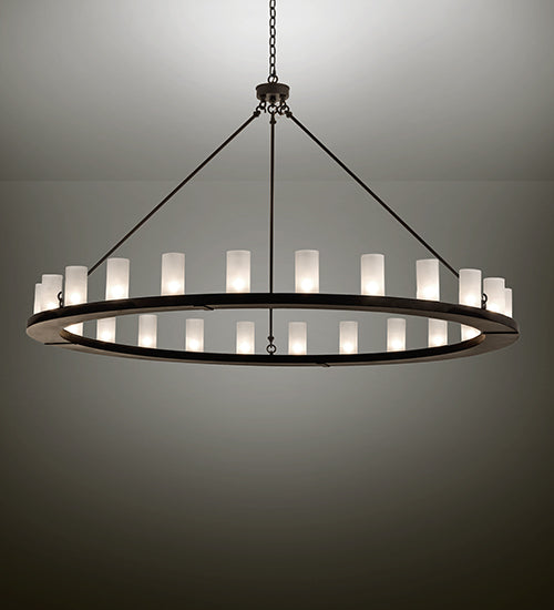 72"W Loxley 24 Lt Chandelier