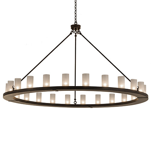 72"W Loxley 24 Lt Chandelier