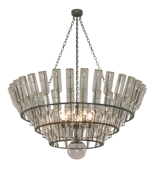 56"W Tuscan Vineyard 3 Tier Chandelier