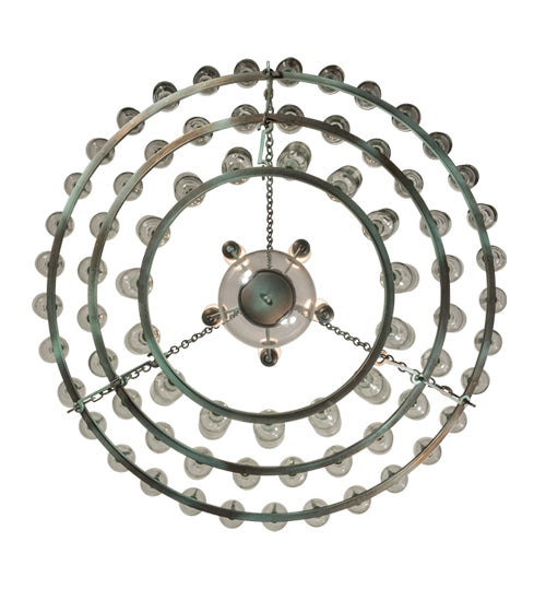 56"W Tuscan Vineyard 3 Tier Chandelier