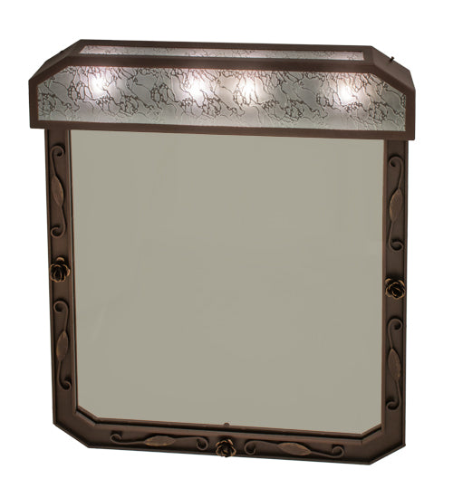 30"W Arabesque Lighted Vanity Mirror