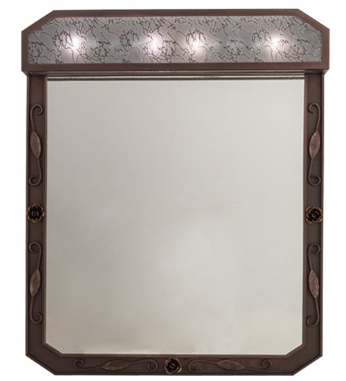 30"W Arabesque Lighted Vanity Mirror