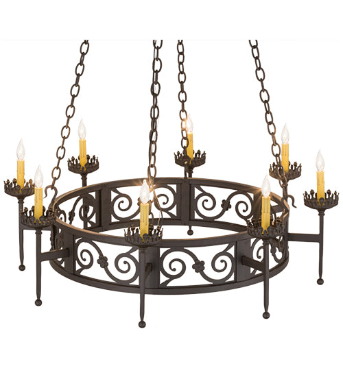 42"W Majella 8 Lt Chandelier