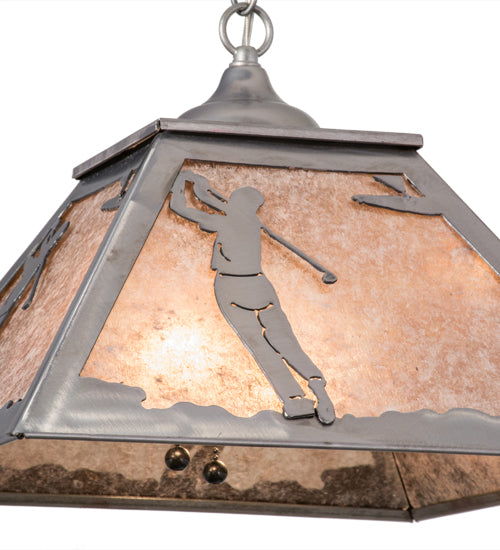 16"Sq Golf Pendant