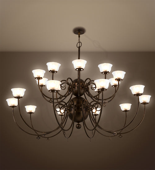 80" Wide Perennial 20 Light Chandelier