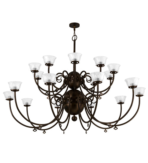 80" Wide Perennial 20 Light Chandelier