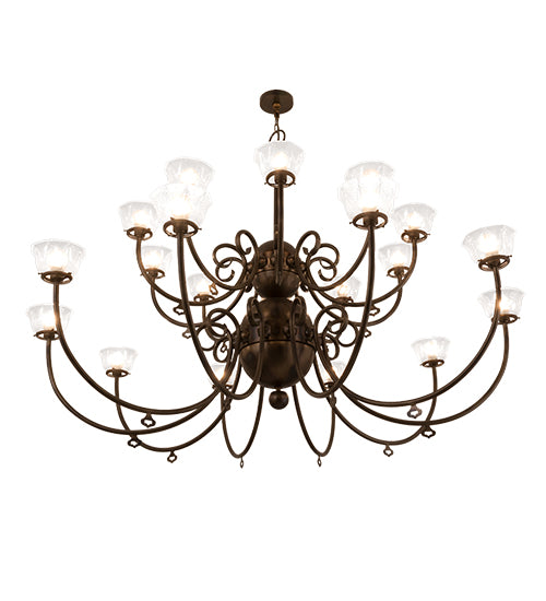 80" Wide Perennial 20 Light Chandelier