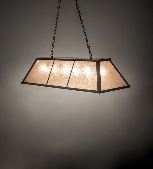 48"L Tri-Panel Oblong Pendant