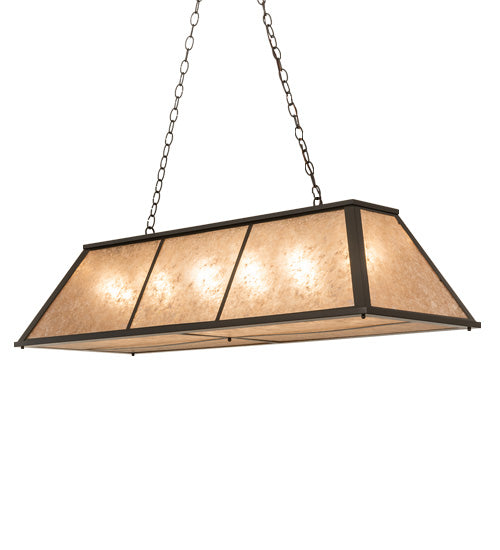 48"L Tri-Panel Oblong Pendant