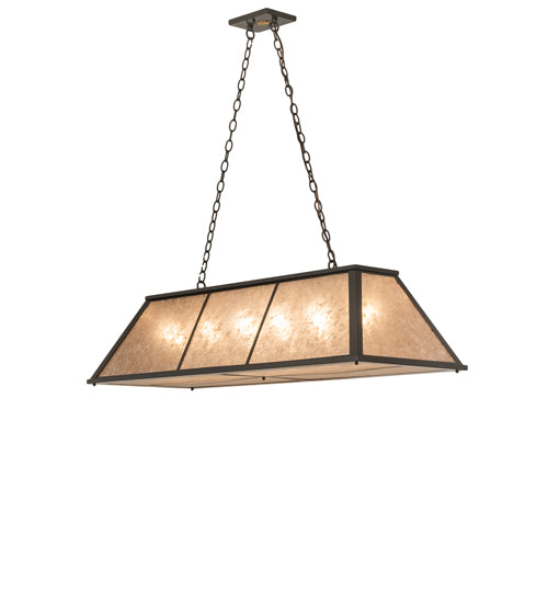 48"L Tri-Panel Oblong Pendant