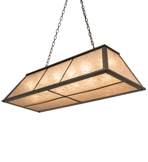 48"L Tri-Panel Oblong Pendant