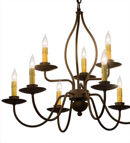 28" Wide Earl 9 Light Chandelier