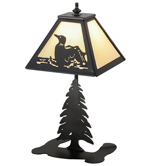 15"H Loon Accent Lamp