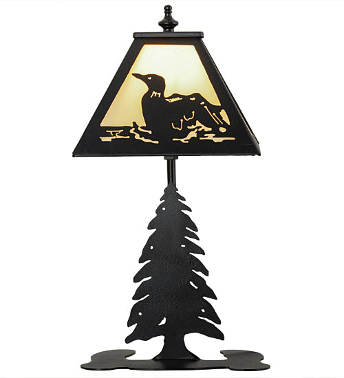 15"H Loon Accent Lamp