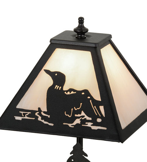 15" High Loon Accent Lamp