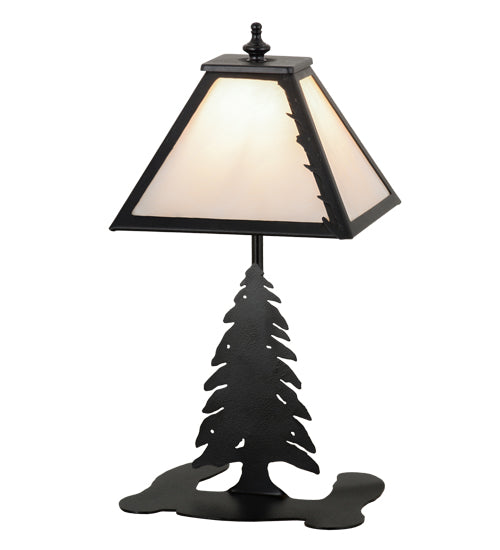 15" High Leaf Edge Accent Lamp