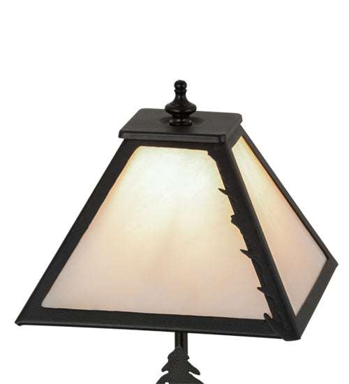 15" High Leaf Edge Accent Lamp