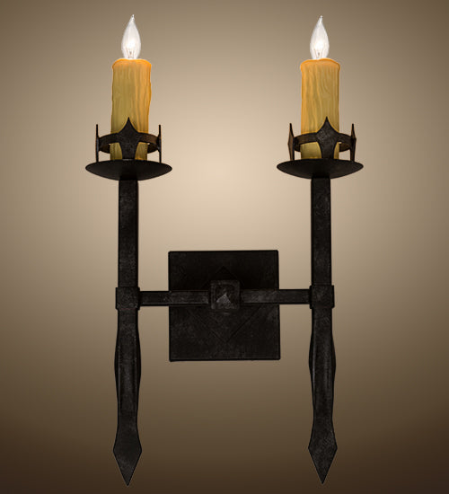 14.5"W Castilla 2 Lt Wall Sconce