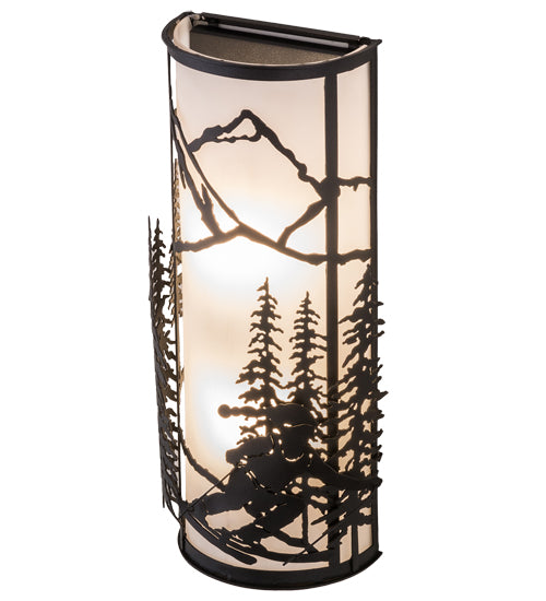 9"W Alpine Right Wall Sconce