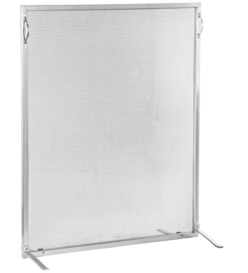 38" Wide X 46" High Prime Fireplace Screen