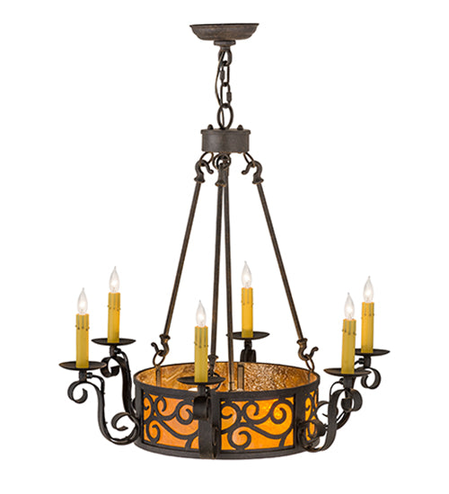 26" Wide Delano 6 Light Chandelier