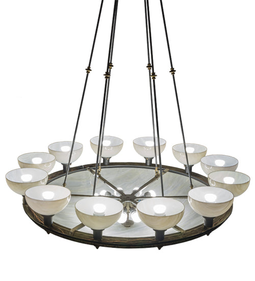 55" Wide Whitesboro Middle School Auditorium Chandelier