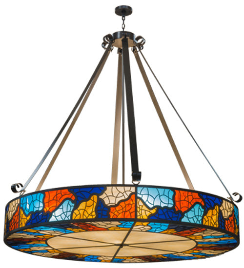 77"W Mosaico Inverted Pendant