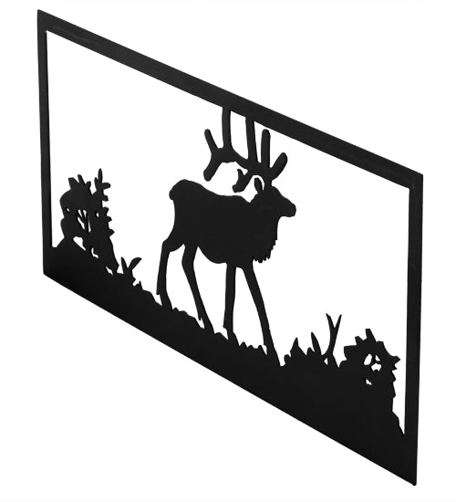 18"W Lone Elk Wall Art