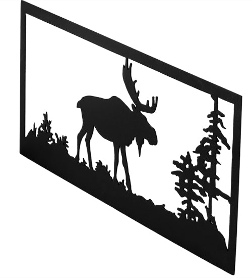 18"W Lone Moose Wall Art